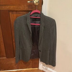 Gray Blazer by Zara Basic